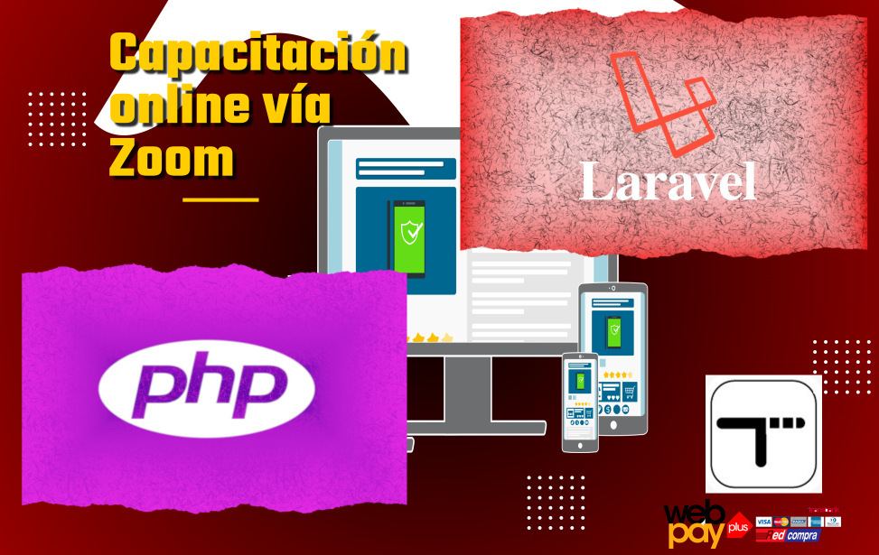 Curso en vivo de PHP 8, Laravel 9, e integración de webpay